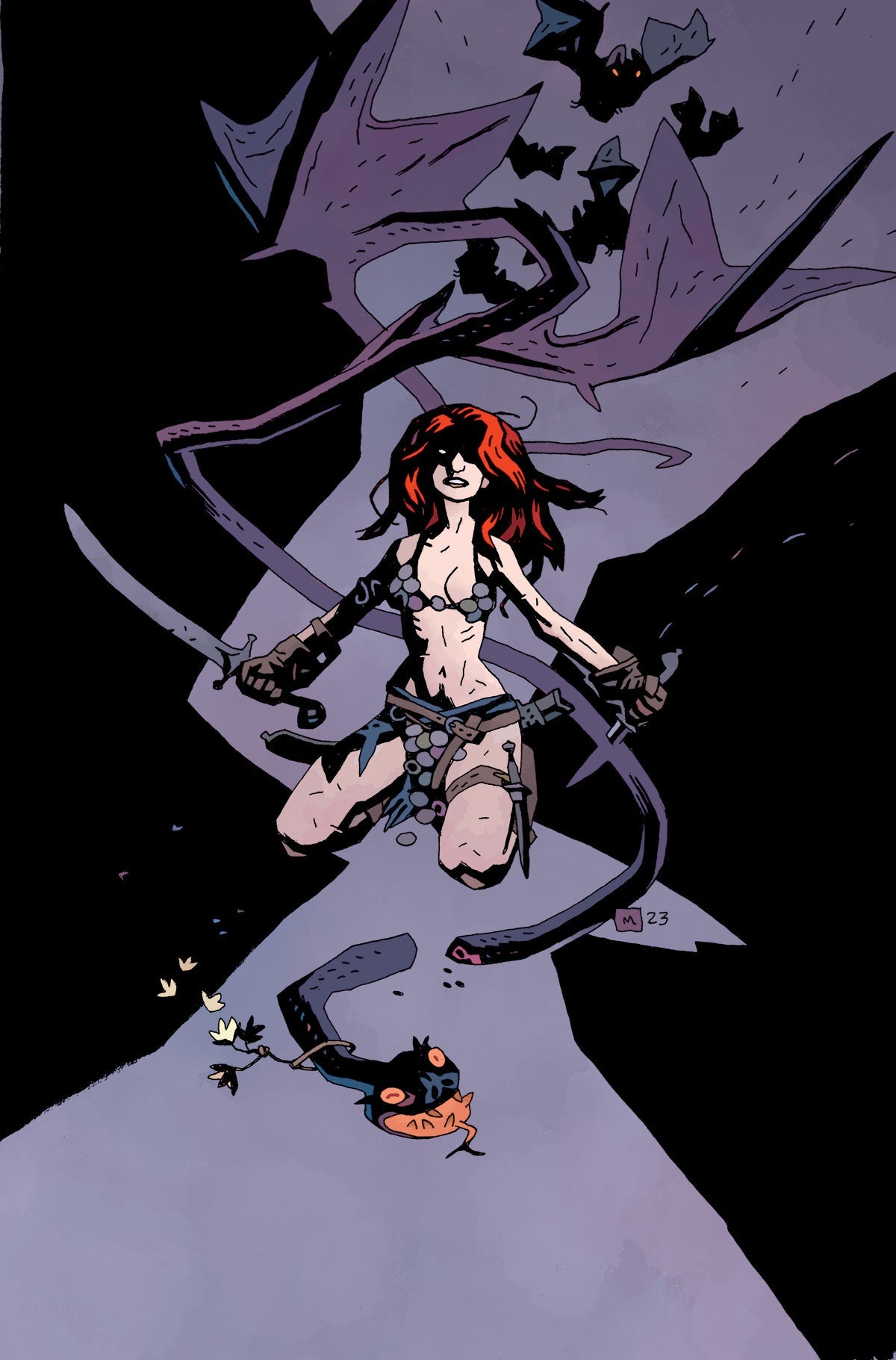 Red Sonja 2023 #1 Ze 1:50 Mike Mignola Virgin Variant (07/19/2023) Dynamite