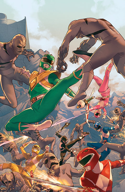 MIghty Morphin Power Rangers MMPR 30Th Annv Special #1 F Jamal Campbell Foil Variant (08/30/2023) Boom