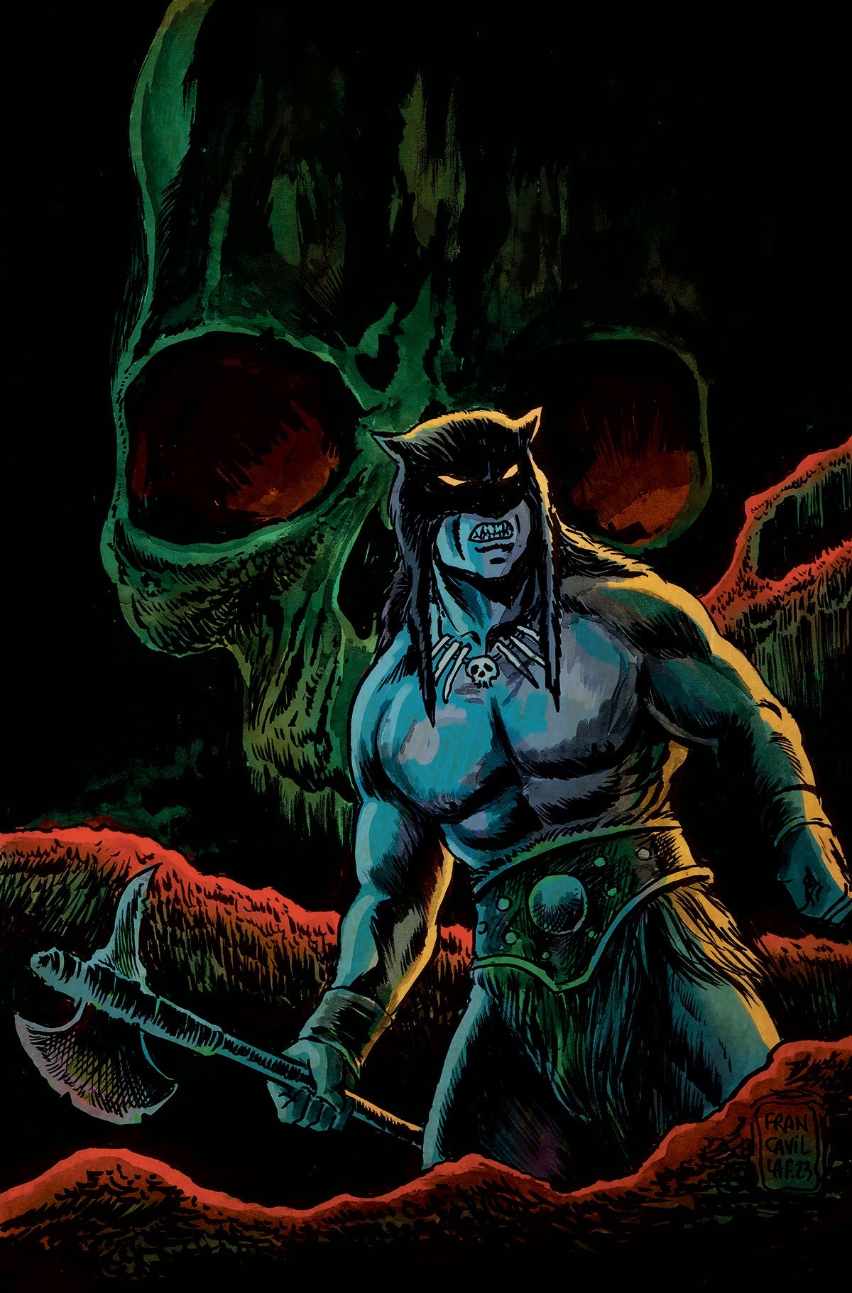 Fire And Ice #1 Q 1:40 Francesco Francavilla Virgin Variant (08/02/2023) Dynamite