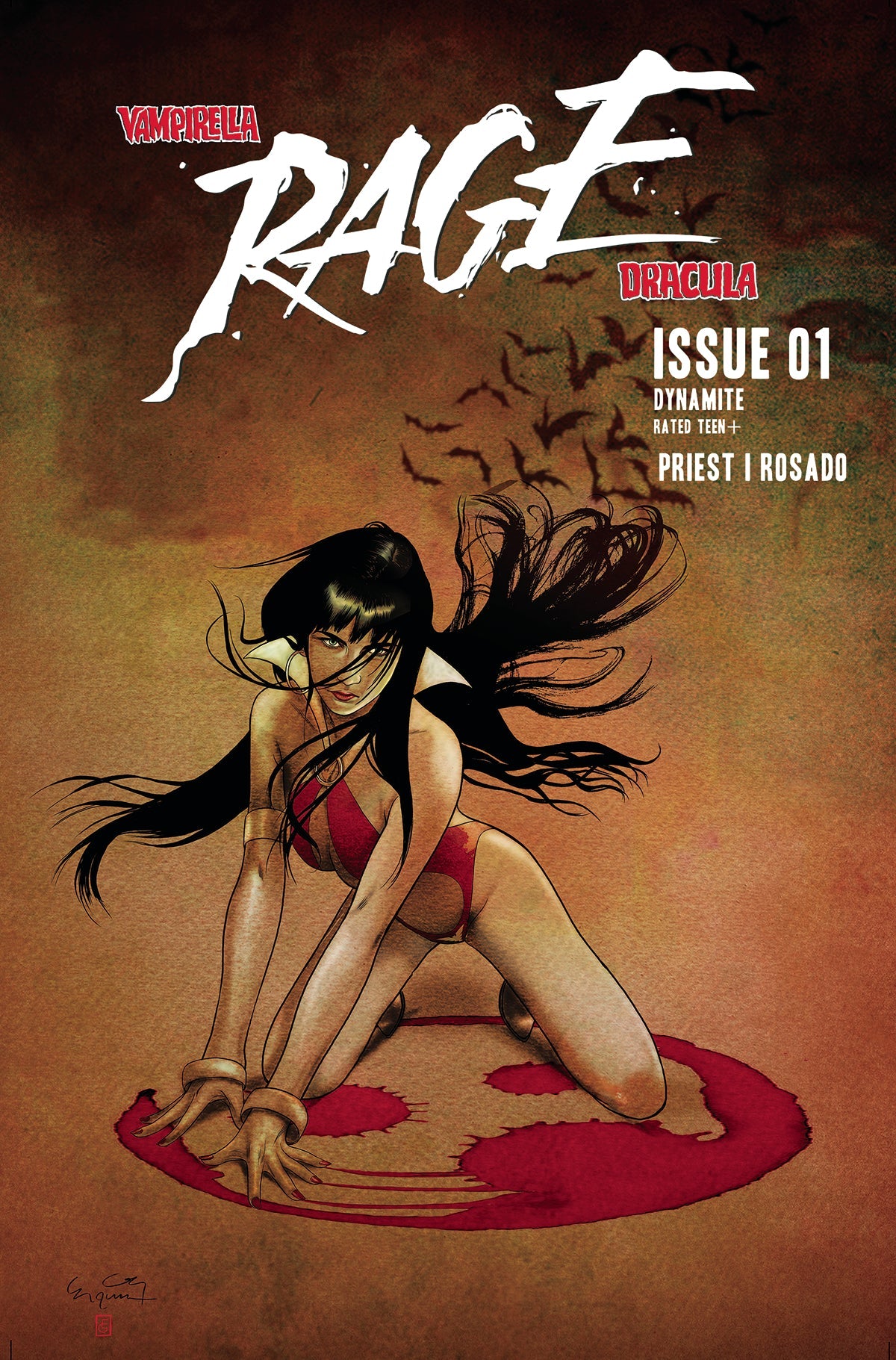 Vampirella Dracula Rage #1 G 1:10 Ergun Gunduz Original Variant (08/09/2023) Dynamite