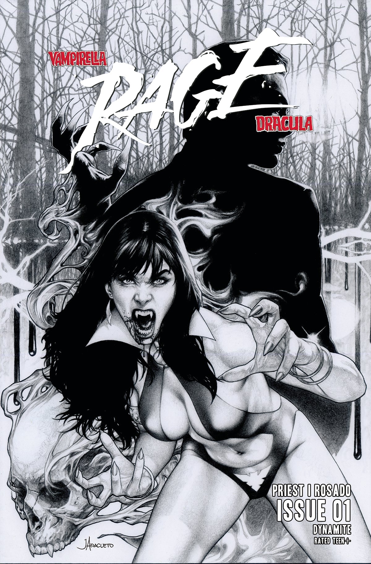 Vampirella Dracula Rage #1 H 1:10 Jay Anacleto Line Variant (08/09/2023) Dynamite