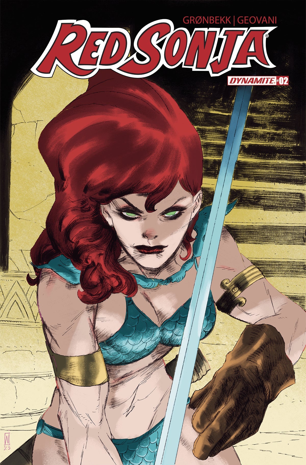 Red Sonja 2023 #2 I 1:10 Werther Dell'Edera Original Variant (08/16/2023) Dynamite