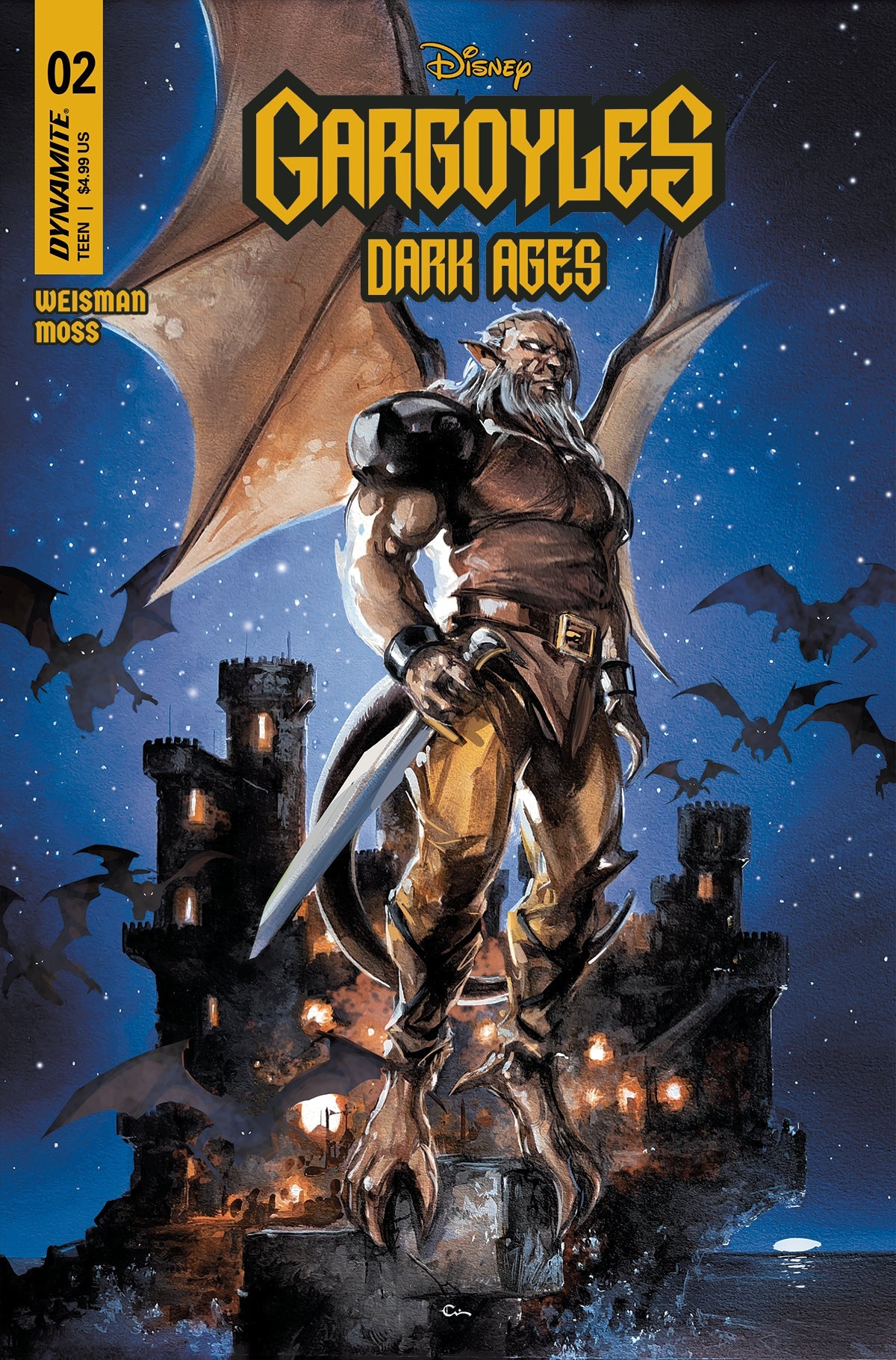 Gargoyles Dark Ages #2 A Clayton Crain (08/09/2023) Dynamite