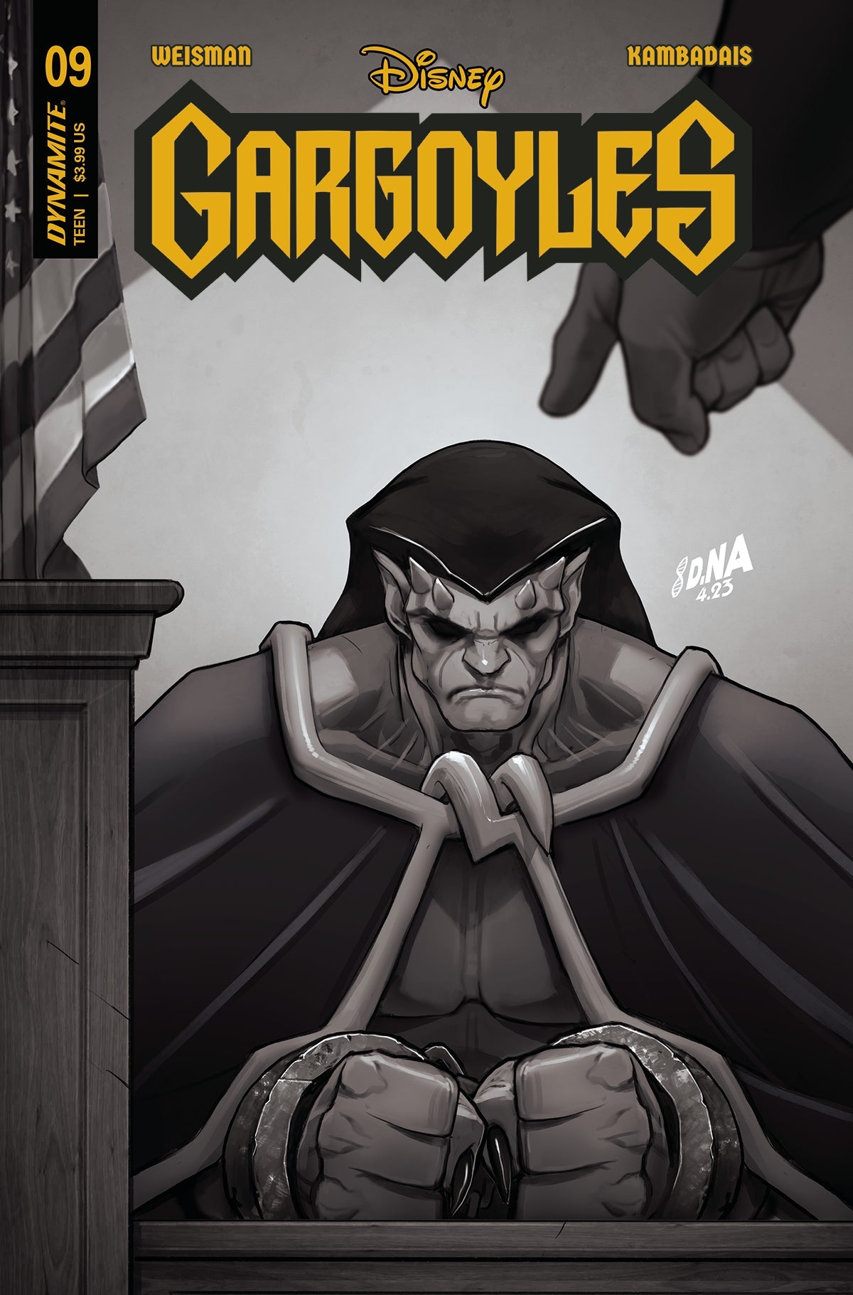 Gargoyles #9 H 1:10 David Nakayama B&W Variant (09/13/2023) Dynamite