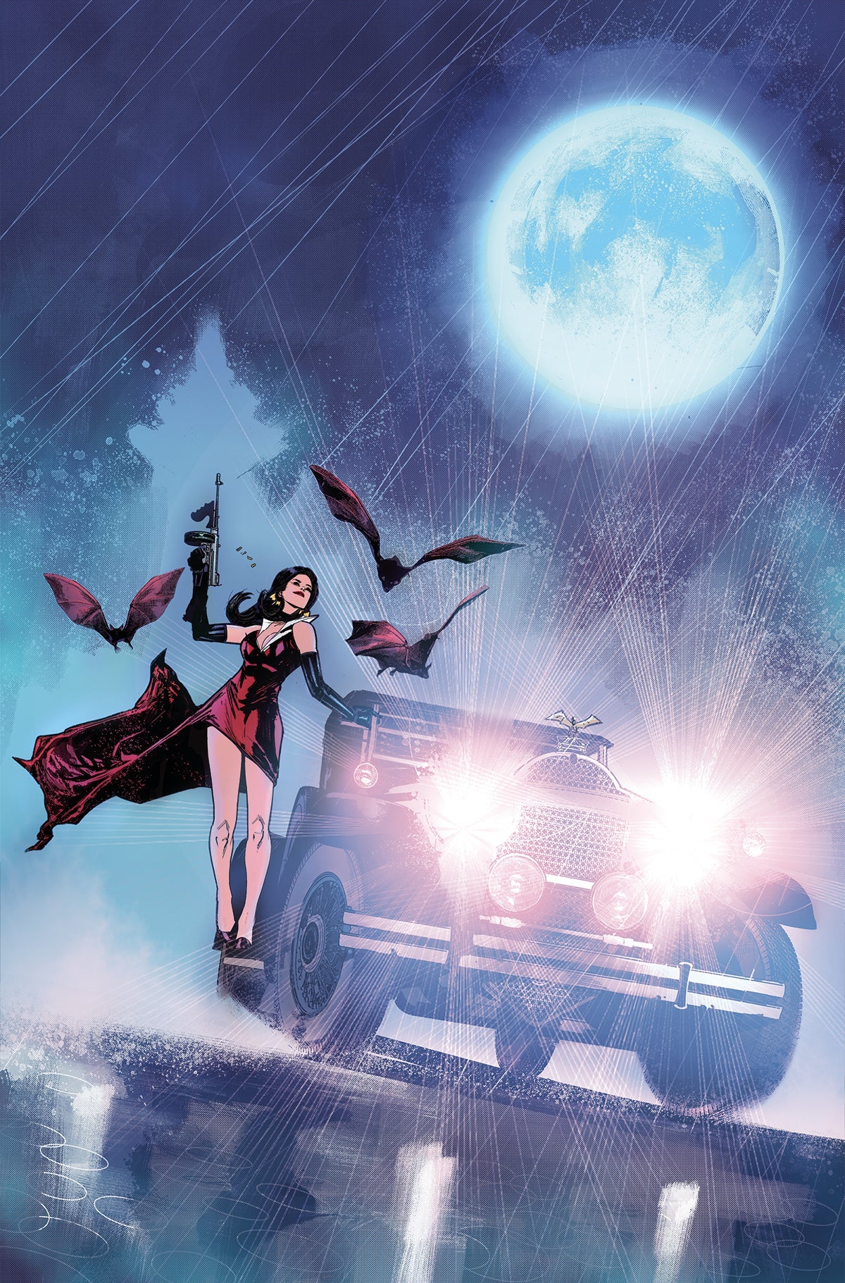 Vampirella Vs Superpowers #4 K 1:20 Robert Carey Virgin Variant (08/23/2023) Dynamite