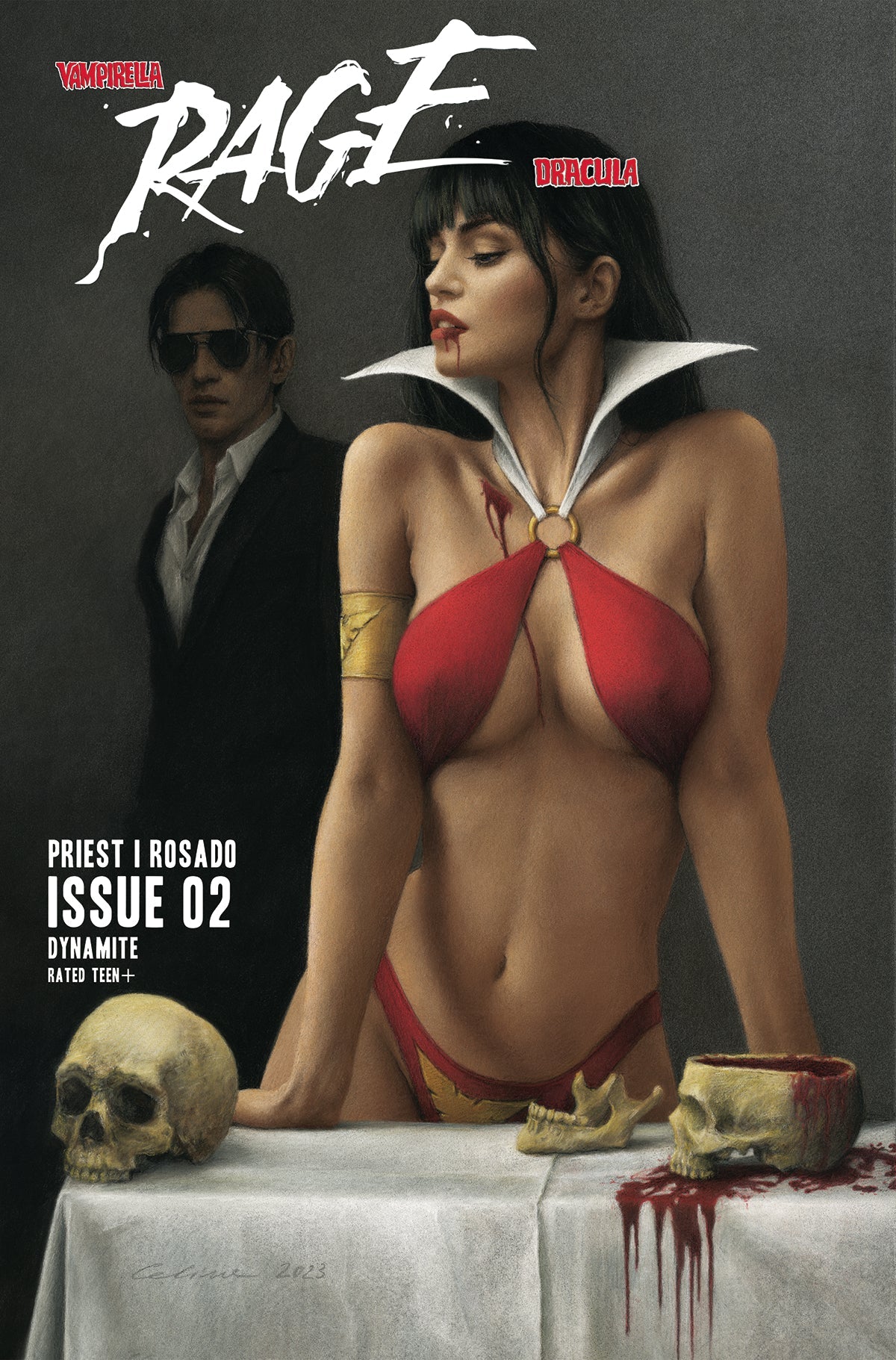 Vampirella Dracula Rage #2 B Celina Variant (09/27/2023) Dynamite