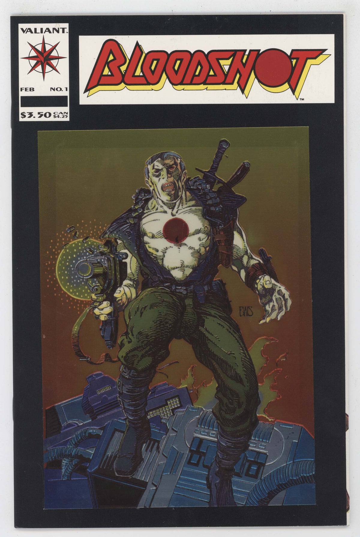 Bloodshot 1 Valiant 1993 FN Geomancer Barry Windsor Smith