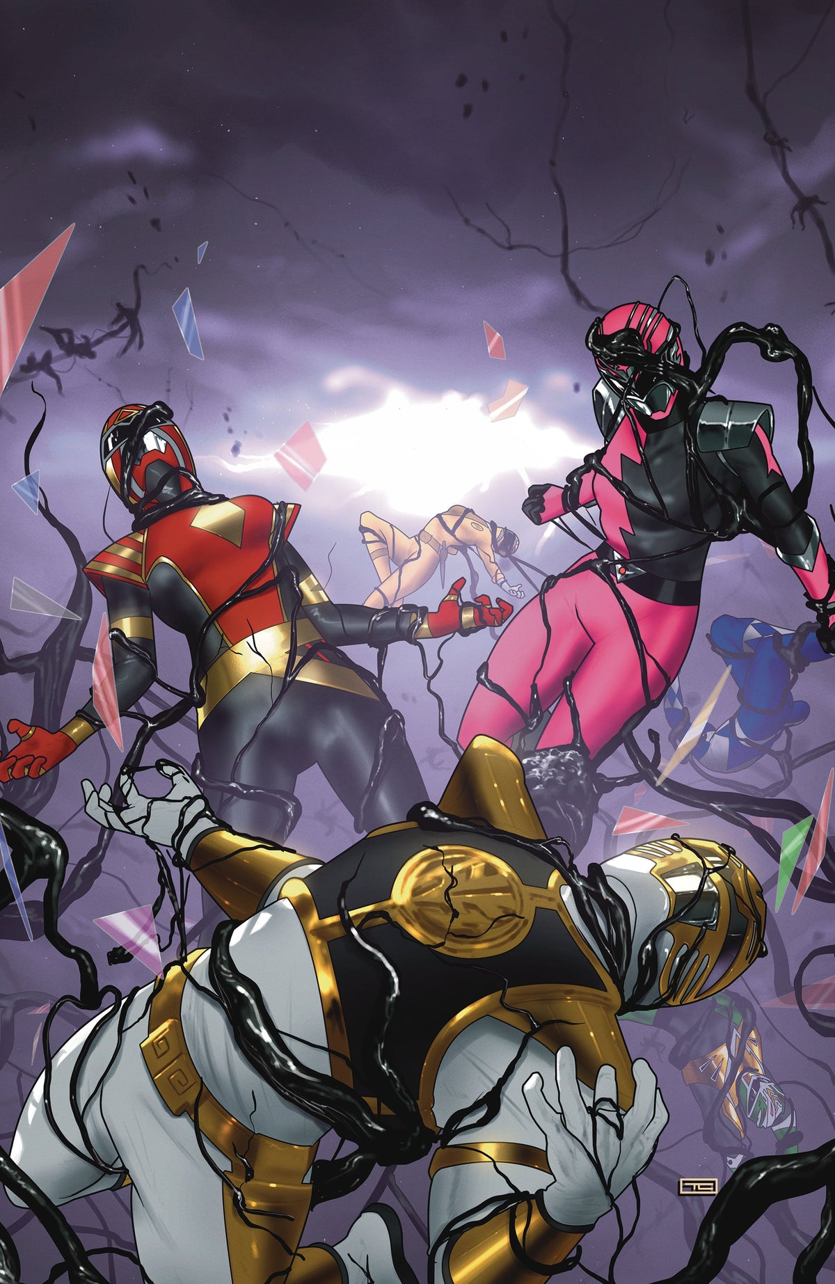 Mighty Morphin Power Rangers #114 E 1:25 Taurin Clarke Variant (11/22/2023) Boom