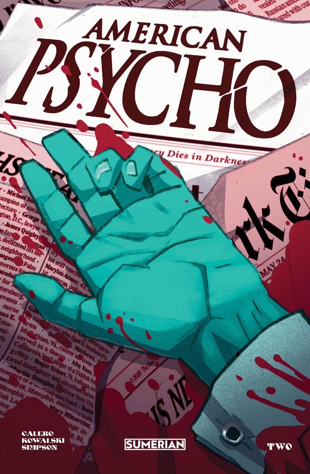 American Psycho #2 (Of 4) E 1:10 Colangeli Variant (11/15/2023) Massive