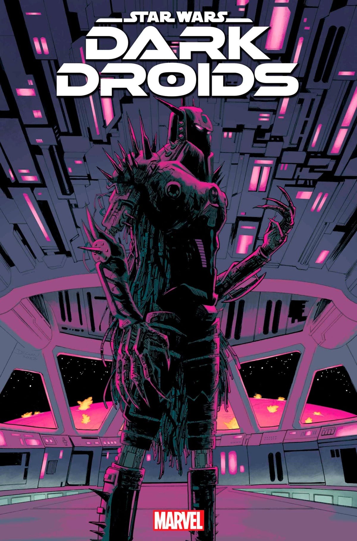 Star Wars Dark Droids #5 E 1:25 Declan Shalvey Variant (12/27/2023) Marvel
