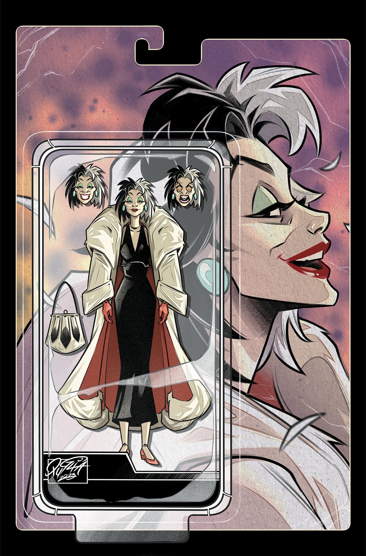 Disney Villains Cruella De Vil #1 F 1:10 Action Variant (01/10/2024) Dynamite