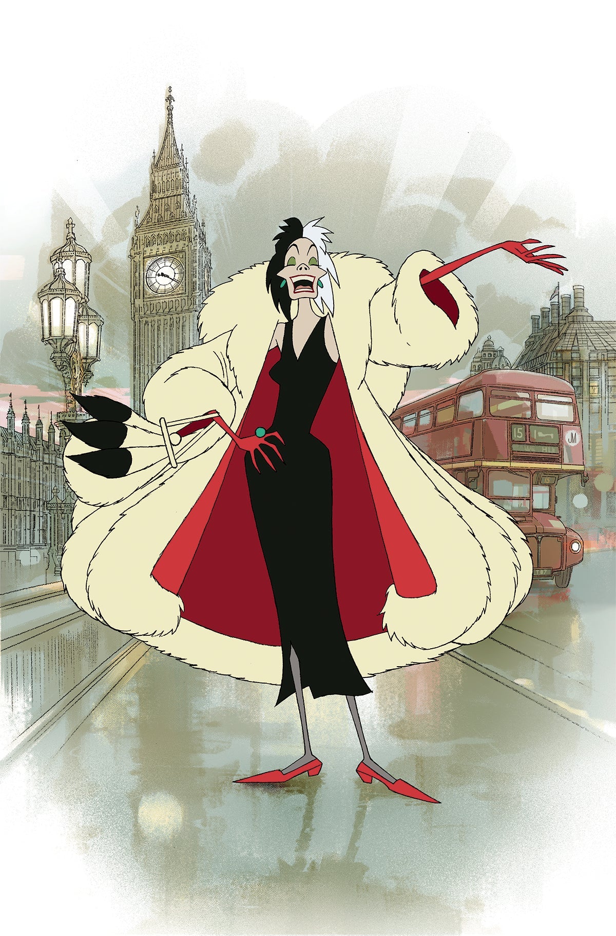 Disney Villains Cruella De Vil #1 G 1:15 Joshua Middleton Variant (01/10/2024) Dynamite