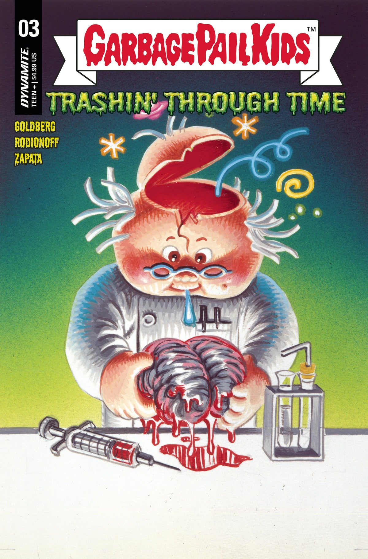 Garbage Pail Kids Through Time #3 D Classic Trading Card Variant (12/20/2023) Dynamite