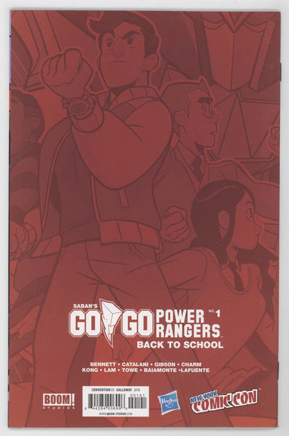Go Go Power Rangers Grid #1 BOOM 2018 NYCC Variant Hasbro