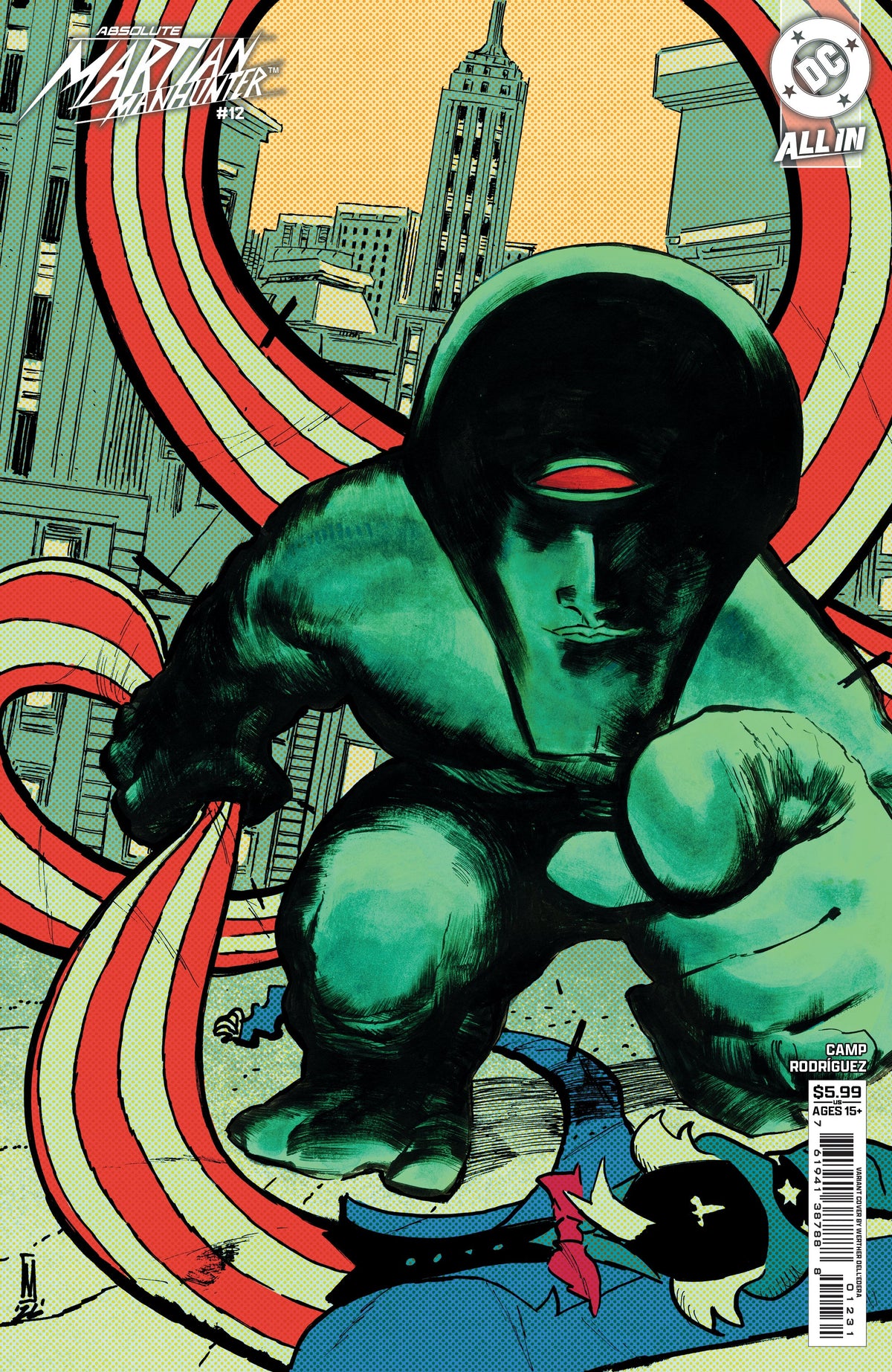 Absolute Martian Manhunter #12 C Werther Dell Edera Variant (07/01/2026) Dc