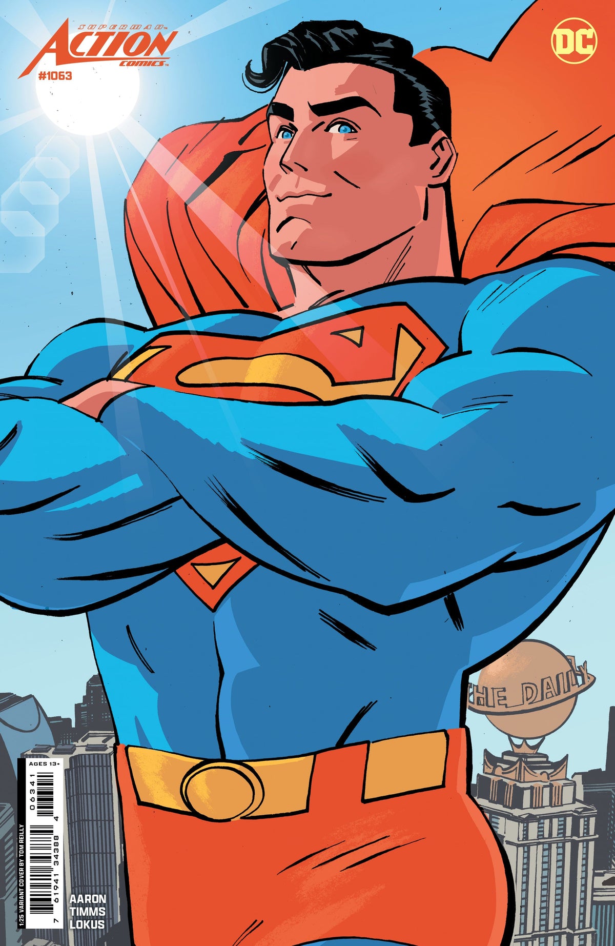 Superman Action Comics #1063 E 1:25 Tom Reilly Card Stock Variant (03/12/2024) Dc