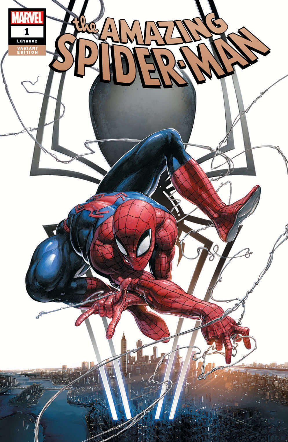 Amazing Spider-Man 1 Marvel Clayton Crain Variant Trade Set Of 3 Black Cat (07/11/2018) Reservation