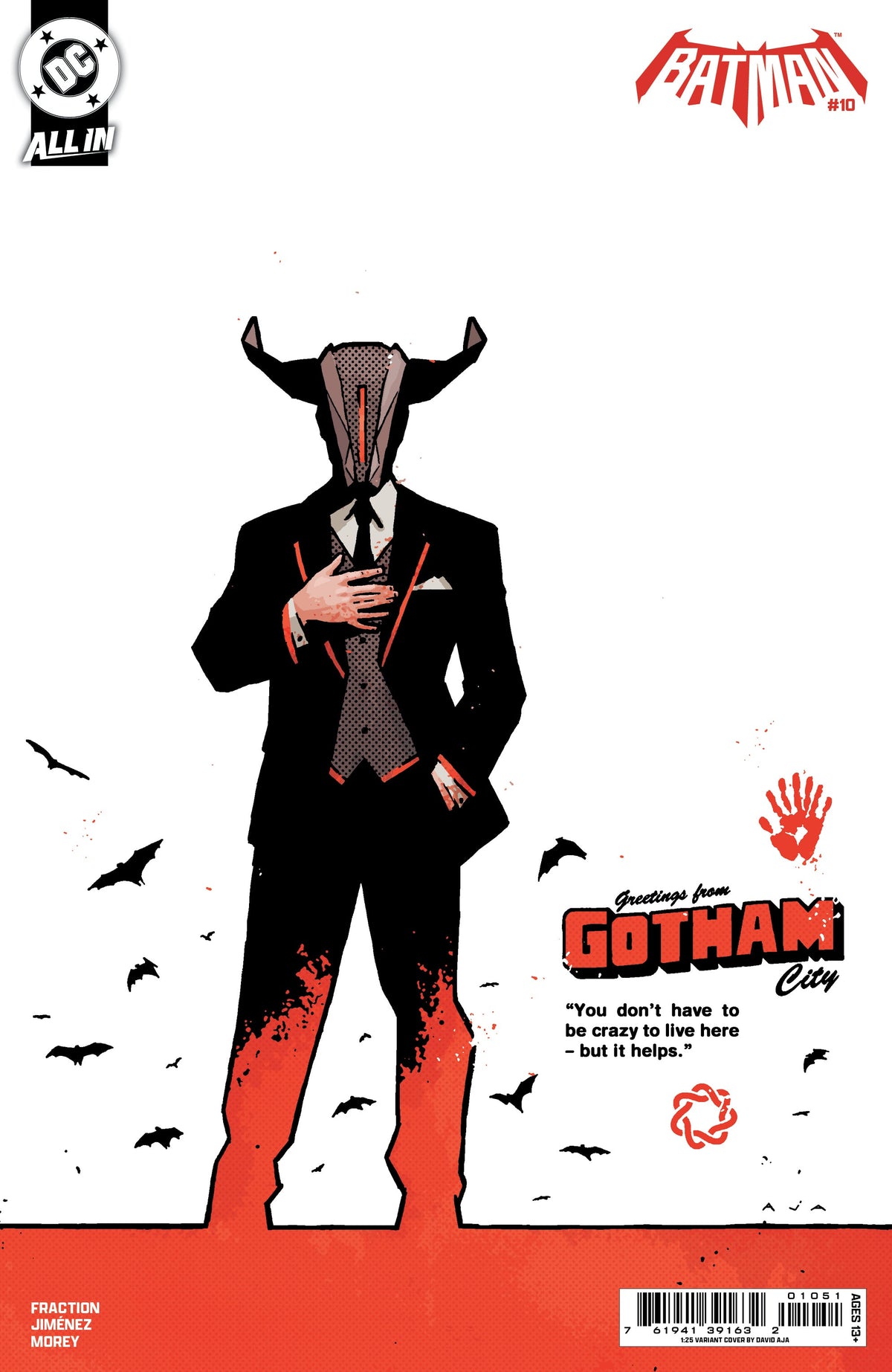 Batman #10 F 1:25 David Aja Variant (06/03/2026) Dc