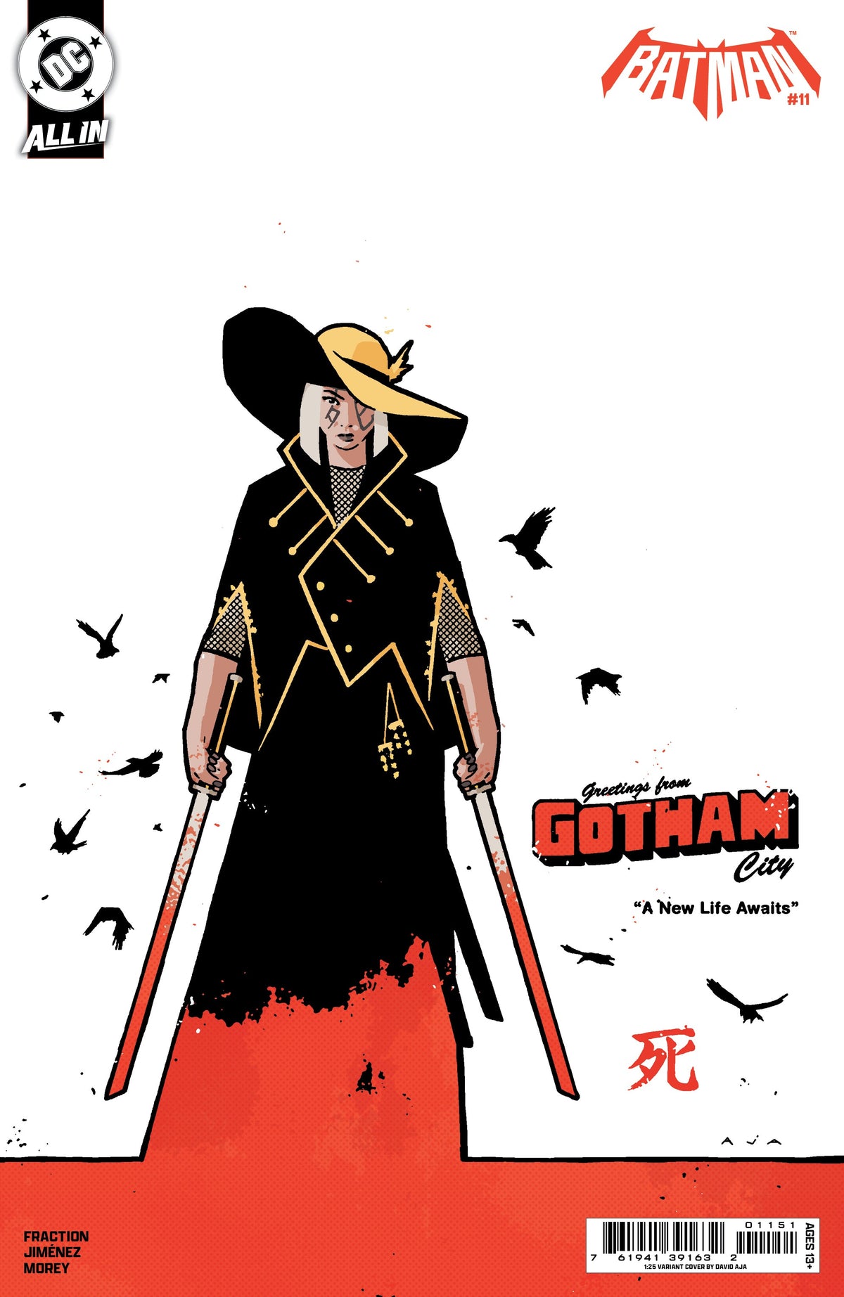Batman #11 G 1:25 David Aja Variant (07/01/2026) Dc