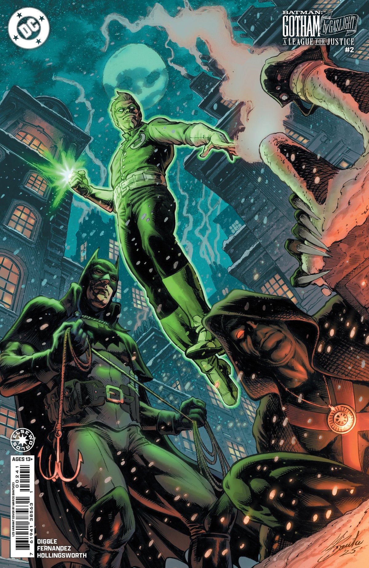 Batman Gotham By Gaslight A League For Justice #2 (Of 6) D 1:25 Marco Santucci Va (08/13/2025) Dc