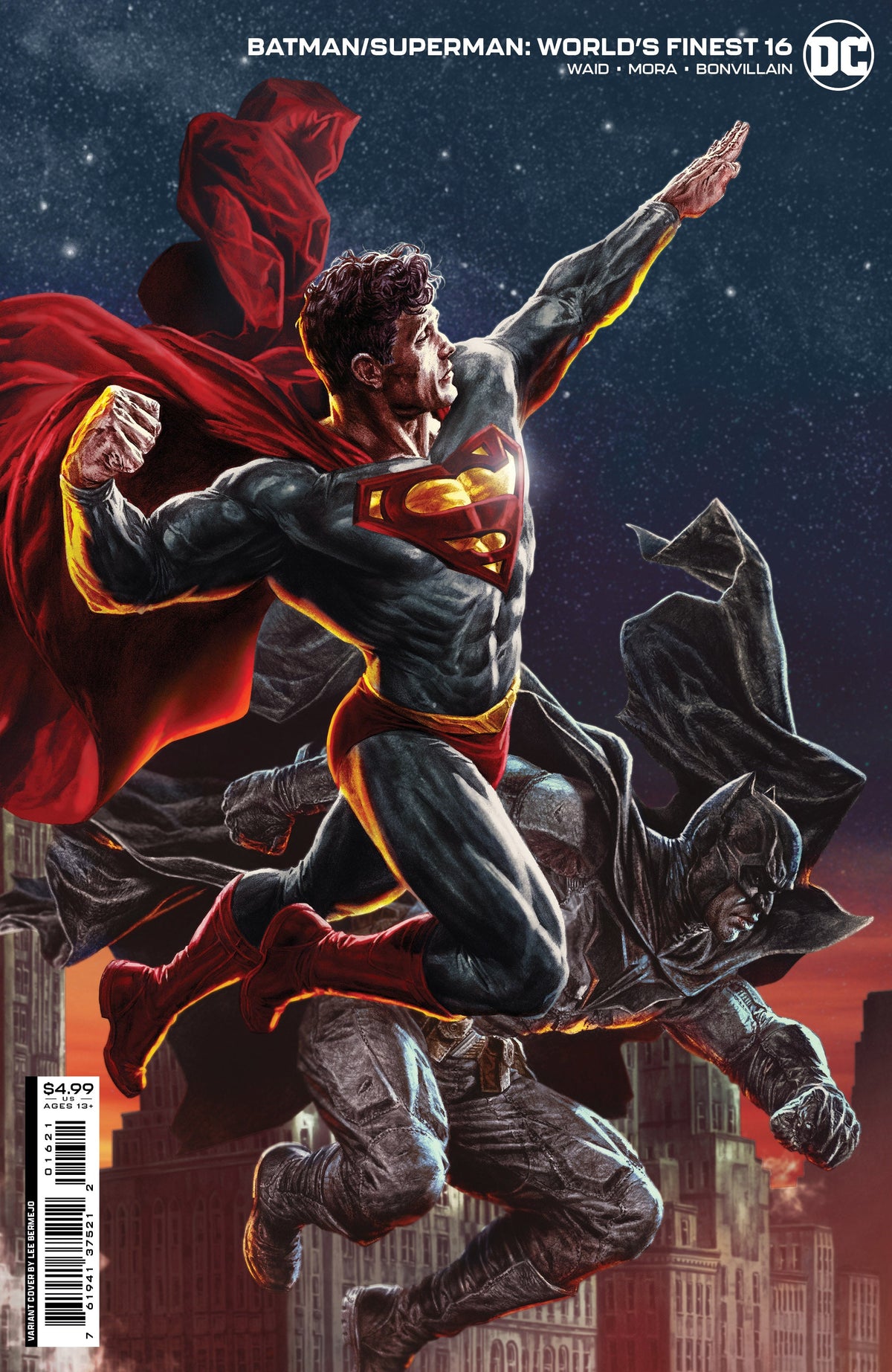 Batman Superman Worlds Finest #16 B Lee Bermejo Card Stock Variant (06/20/2023) Dc