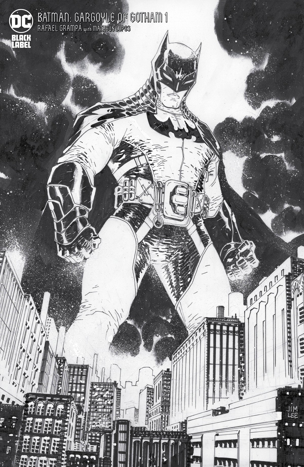 Batman Gargoyle Of Gotham #1 (Of 4) E 1:25 Jim Lee Variant (09/12/2023) Dc