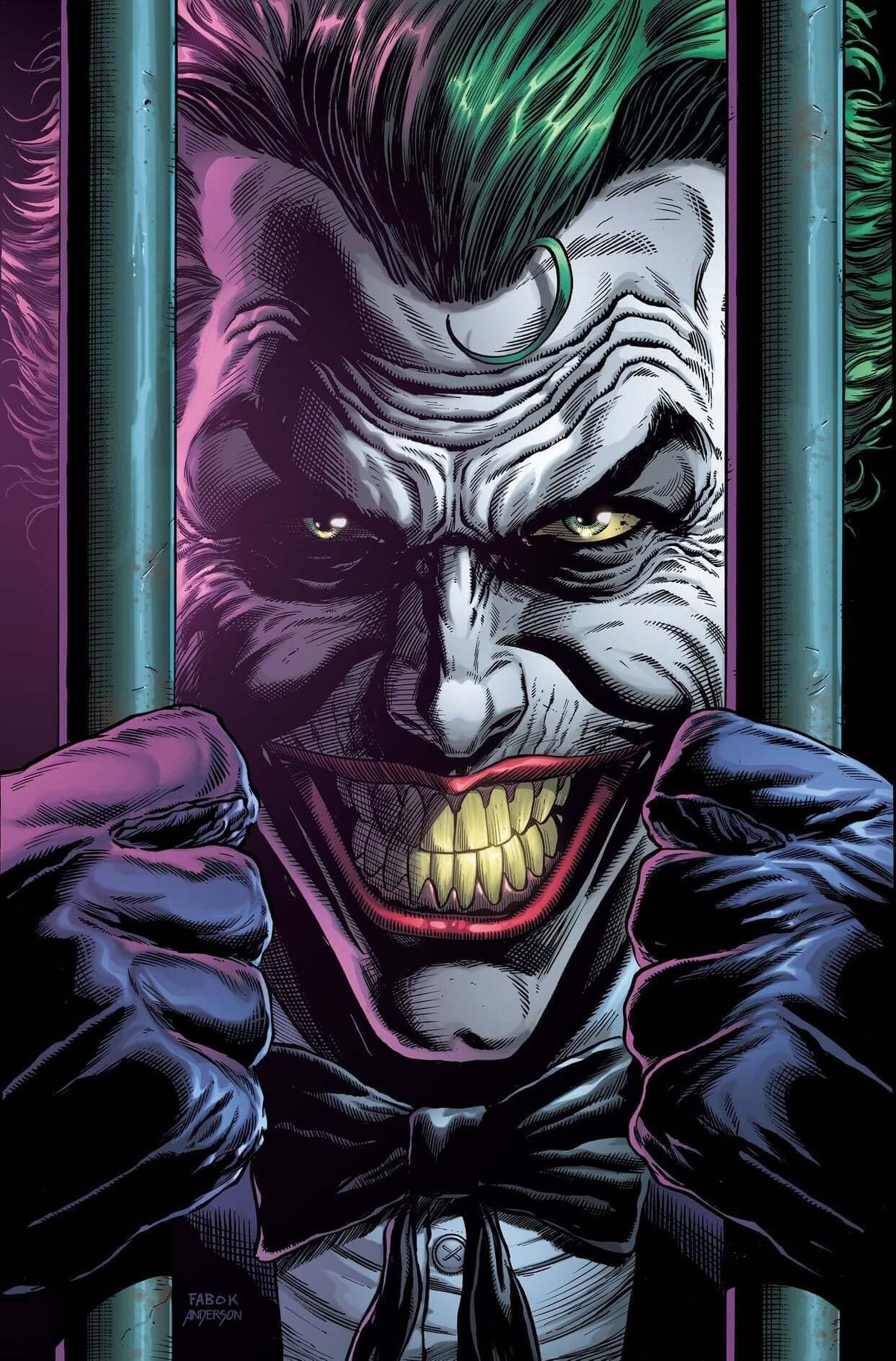 Batman: Three Jokers #2 — Jason Fabok Behind Bars Premium Variant