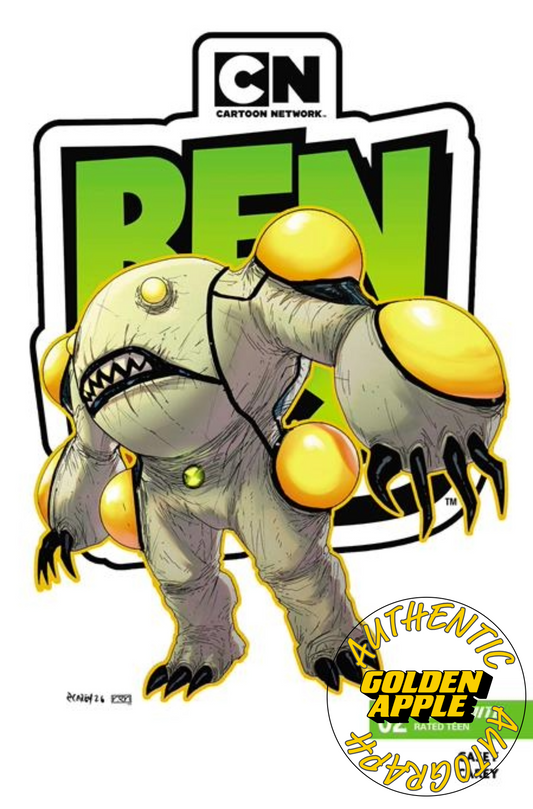 Ben 10 #2 2nd Print A Robert Carey SIGNED Joe Casey (07/08/2026) Dynamite