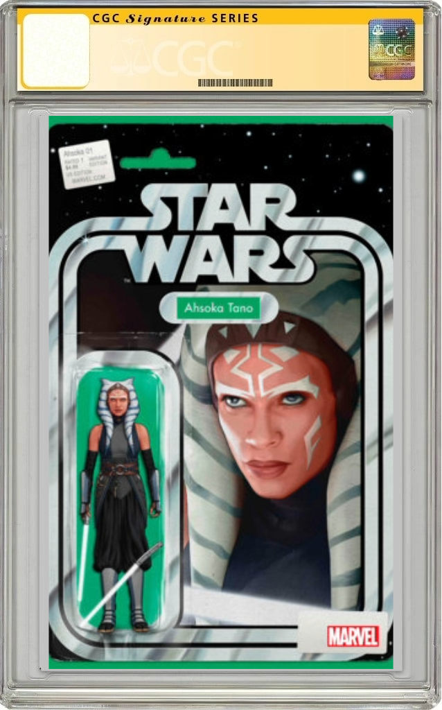 Star Wars Ahsoka #1 F John Tyler Christopher Variant SIGNED Rodney Barnes (07/10/2024) Marvel