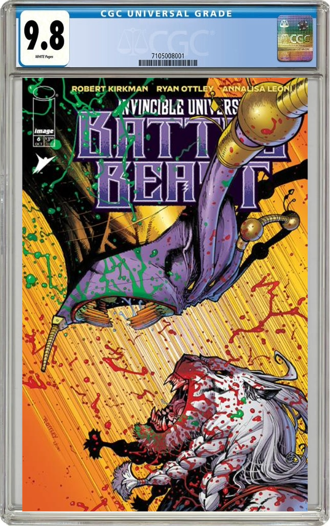 Invincible Universe Battle Beast #6 A Ryan Ottley Robert Kirkman (10/15/2025) Image CGC 9.8