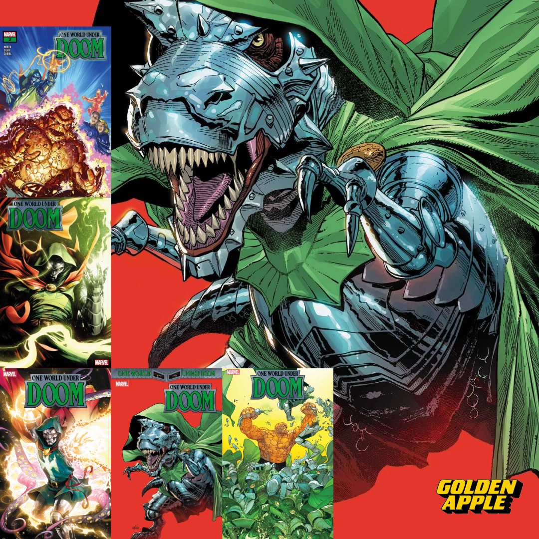 One World Under Doom #2 A1 Cover Set Of 9 1:25 1:100 (03/19/2025) Marvel