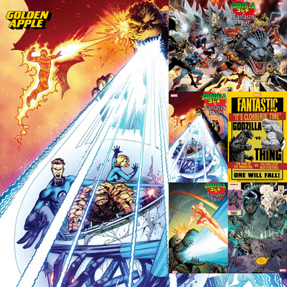Godzilla Vs. Fantastic Four #1 A1 Cover Set Of 10 1:25 1:100 (03/26/2025) Marvel