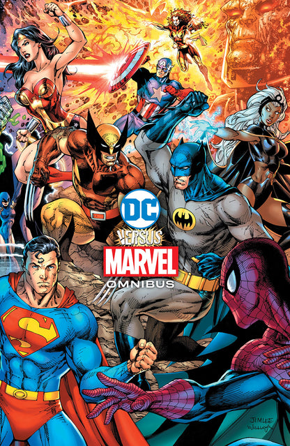 Dc Versus Marvel Omnibus Hc DM Exclusive Jim Lee & Scott Williams Wraparound Var (10/29/2024) DC