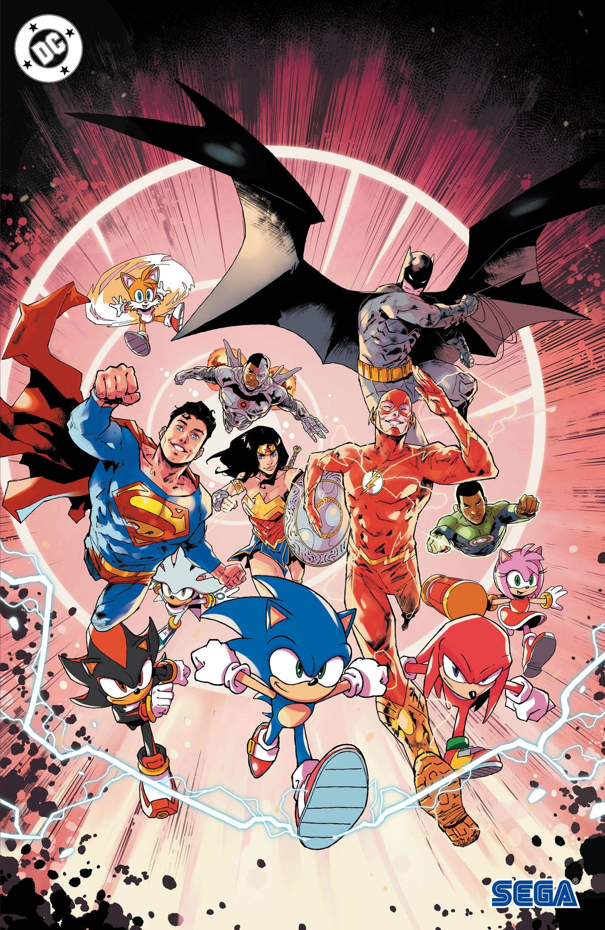 Dc X Sonic The Hedgehog #1 (Of 5) D 1:25 Pablo M Collar Virgin Variant (03/19/2025) Dc