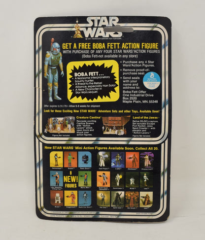Star Wars Death Star Droid Kenner 1978 20 Back MOC Free Boba Fett