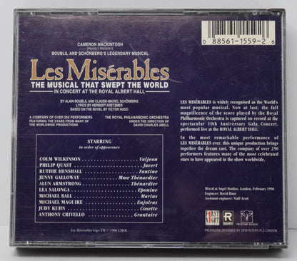 Les Miserables Soundtrack CD Concert At The Royal Hall 2 Disc