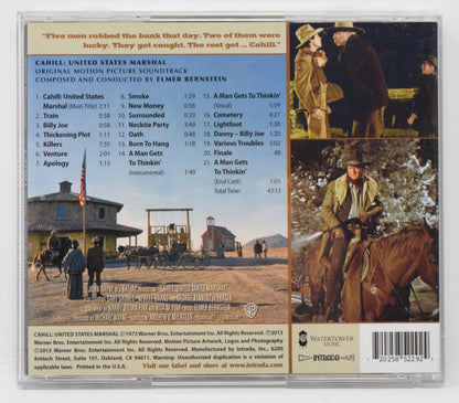 Cahill United States Marshal Soundtrack CD Elmer Bernstein Intrada
