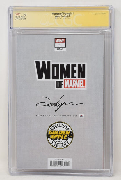 Women of Marvel Variant Trade Jeehyung Lee 2021 Marvel CGC SS 9.6