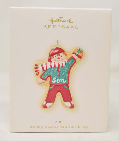 Hallmark Keepsake Ornament Son Cookie Gingerbread Christmas Tree 2007 NIB