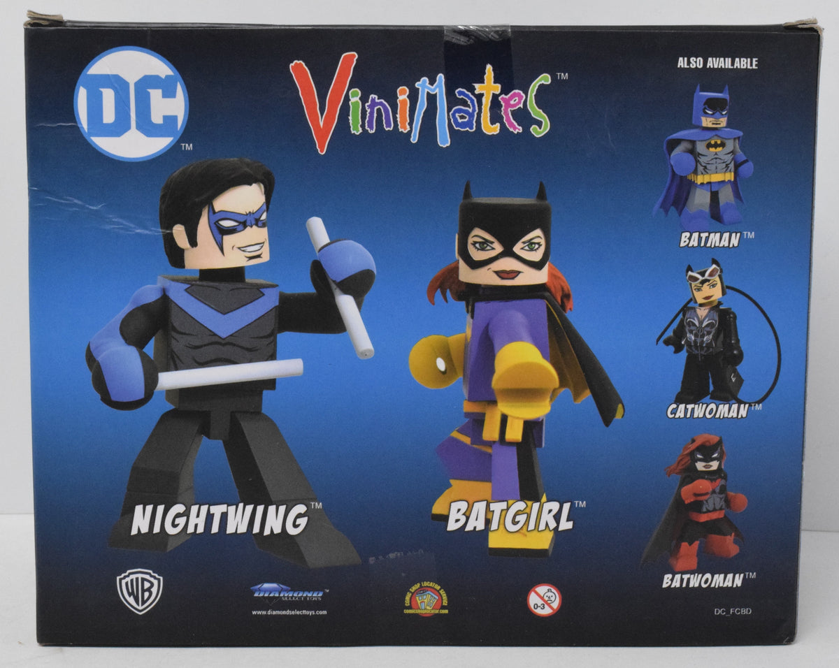 Nightwing Batgirl Vinyl Figures Vinimates Diamond Select DC FCBD 2018 New