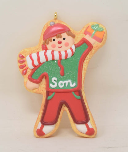 Hallmark Keepsake Ornament Son Cookie Gingerbread Christmas Tree 2007 NIB