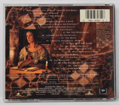 The Scarlet Letter Soundtrack CD John Barry 1995 Epic
