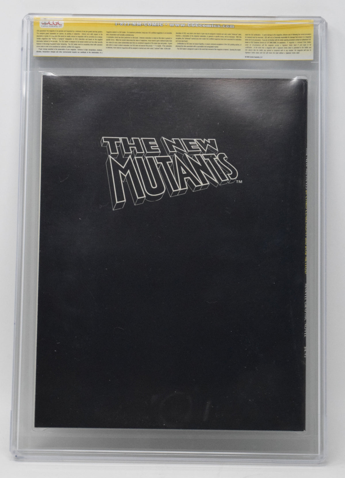 Marvel Graphic Novel 4 1982 CGC SS 9.4 1st New Mutants Chris Claremont Signed