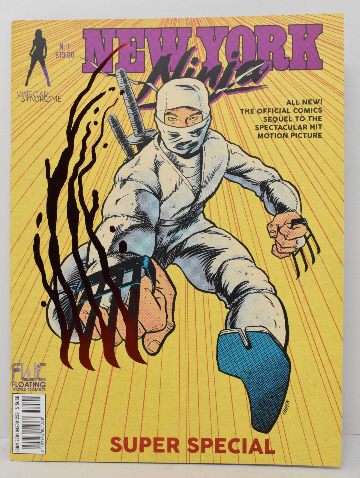 New York Ninja Super Special Floating World 2022 NM NYCC Blood Red Foil Variant