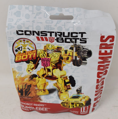 Transformers Construct Bots Bumblebee Dinobot Riders 18 piece MOC New