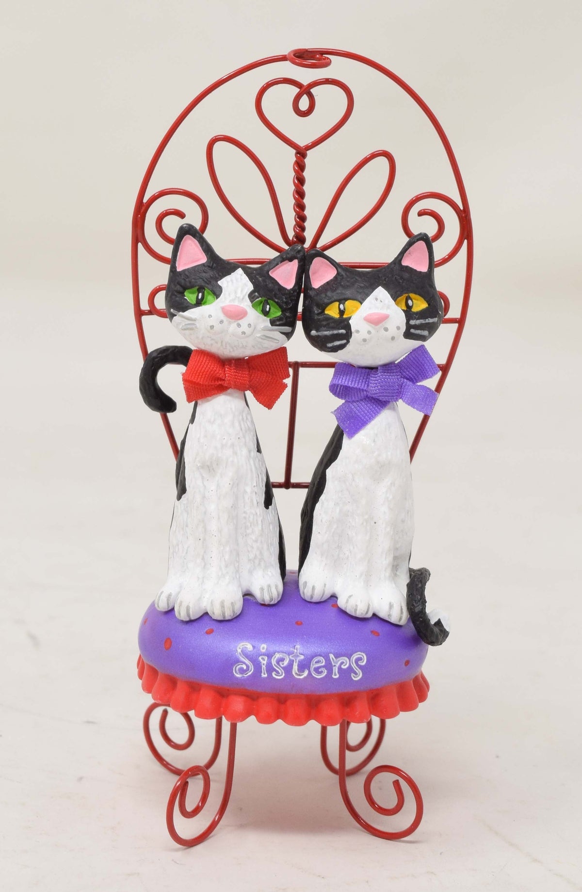 Hallmark Keepsake Ornament Sisters Cat Christmas Tree 2006 NIB