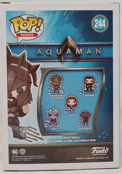 Aquaman Arthur Curry 244 Funko Pop Heroes Vinyl Figure NIB
