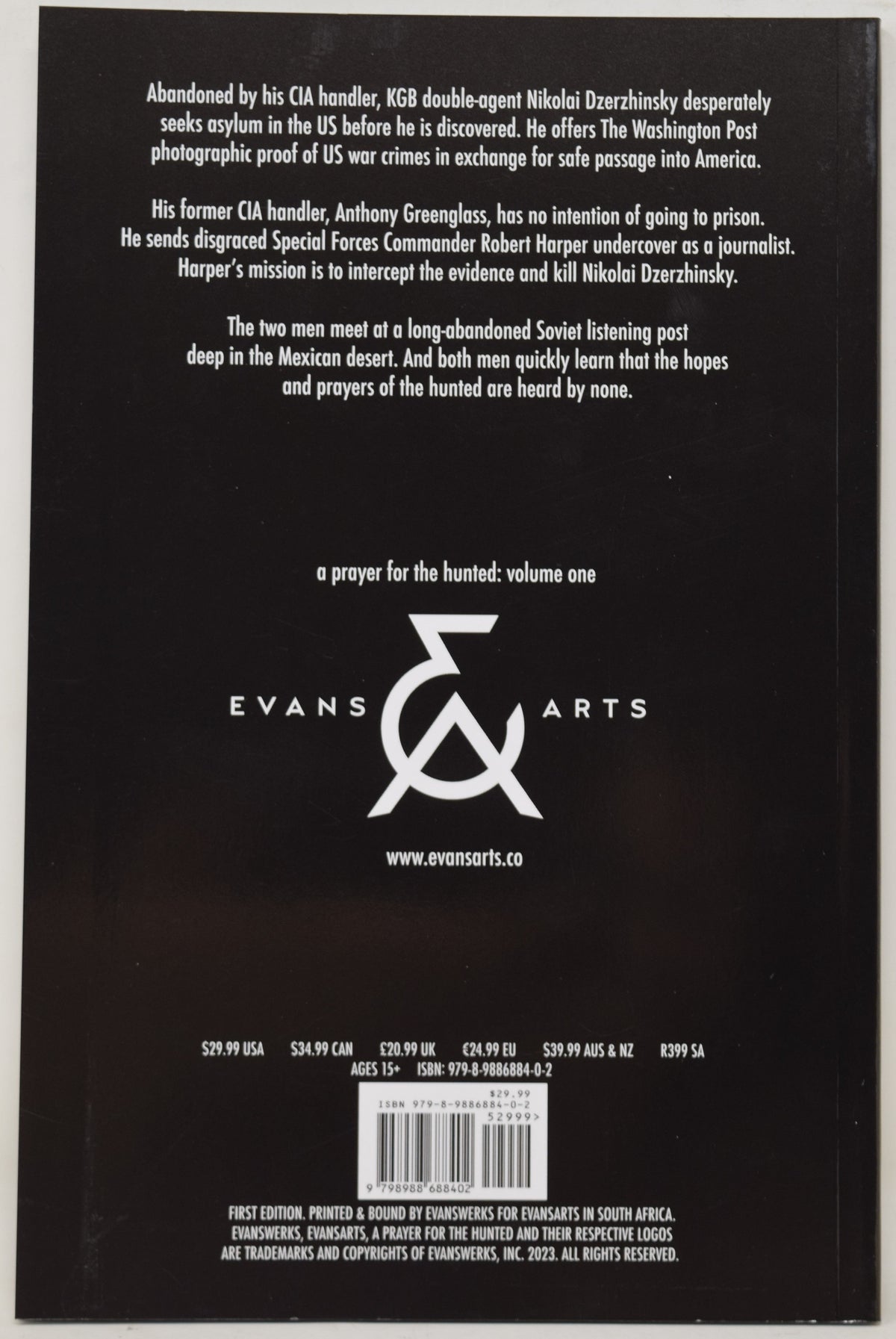 A Prayer For The Hunted Vol 1 TPB 2023 Signed 2x Jason R Moore Justin Evans