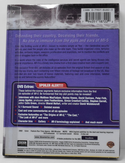 MI-5 Volume 1 DVD 3 Disc Set