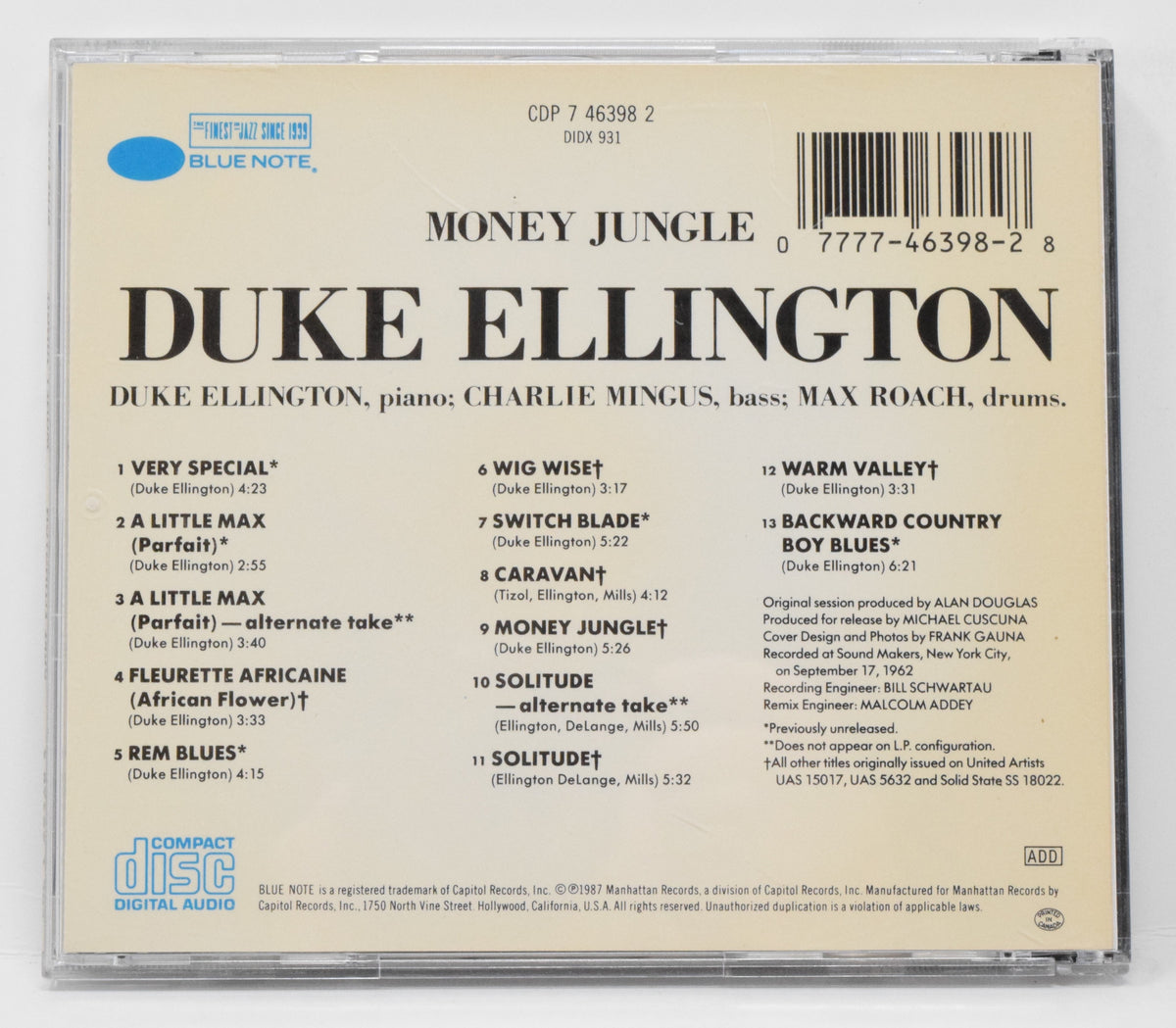 In Country Soundtrack CD James Horner Intrada